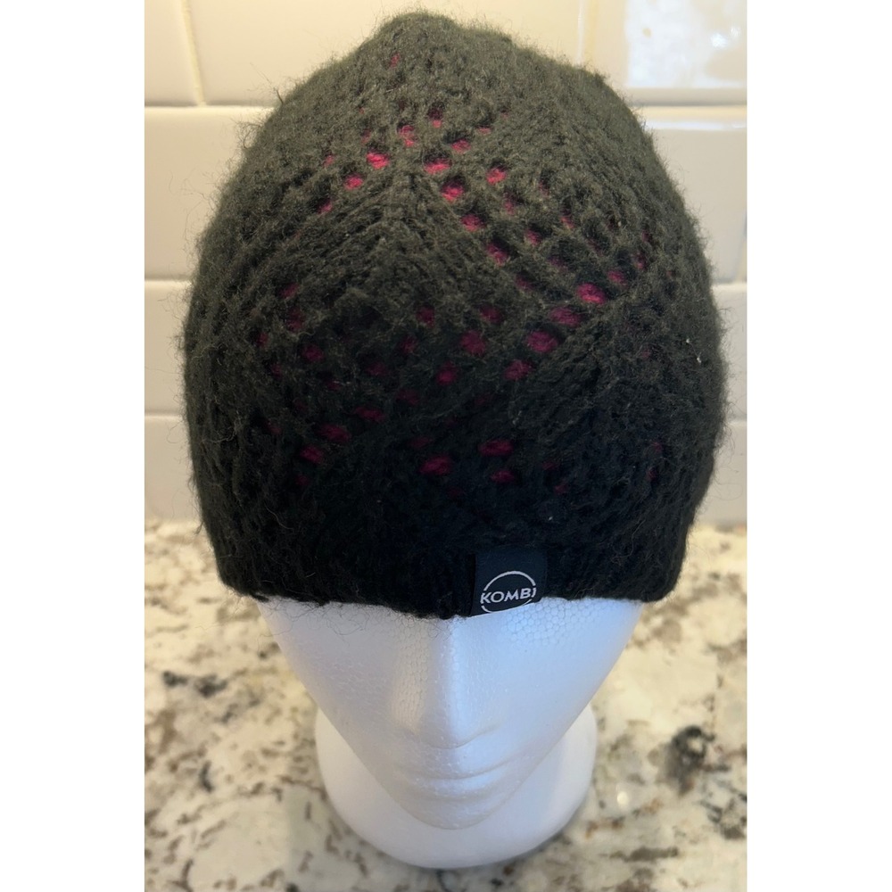 Kids Kombi hat black pink‎ Reversible Lace Jr size 1  Black Purple